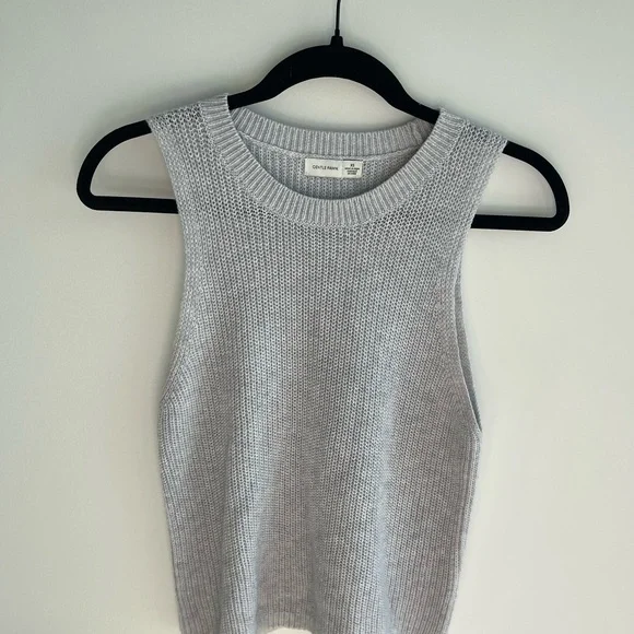 Gentle Fawn Gray Knit Sleeveless Top - Picture 1 of 2